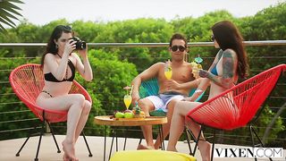 Групповой ЖМЖ секс у пентхауса